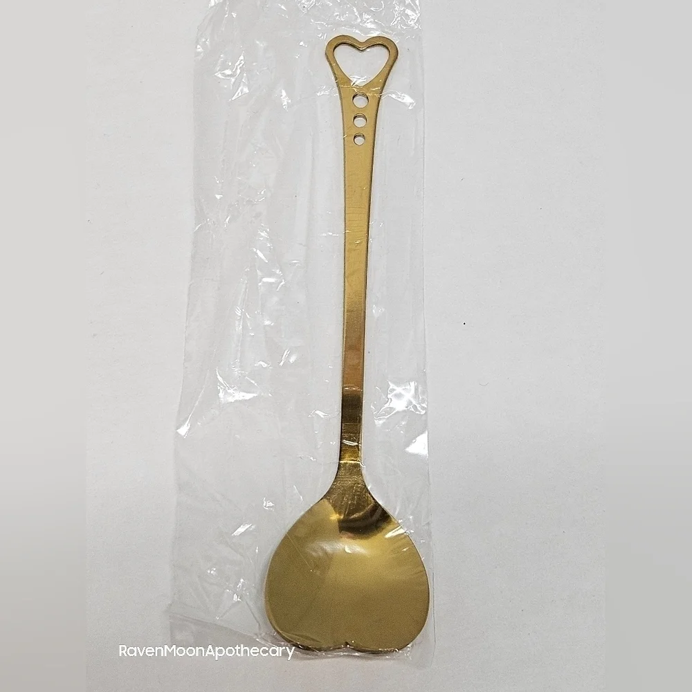 3/15$ Bundle Deal 2 Heart Shapped Spoons (Pair) New